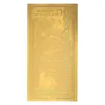 10 Florida Goldback 1/100 oz 24K Gold Foil Aurum Note