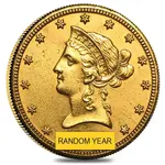 $10 Gold Eagle Liberty Head - Ex Jewelry (Random Year)