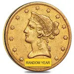 $10 Gold Eagle Liberty Head - Very Fine VF (Random Year)