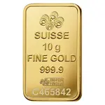 10 gram Gold Bar PAMP Suisse Lady Fortuna Veriscan .9999 Fine (In Assay)