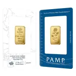 Default 10 gram PAMP Suisse Rosa Gold Bar .9999 Fine (In Assay)