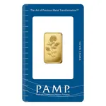 10 gram PAMP Suisse Rosa Gold Bar .9999 Fine (In Assay)