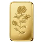 10 gram PAMP Suisse Rosa Gold Bar .9999 Fine (In Assay)