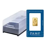 10 gram PAMP Suisse Rosa Gold Bar .9999 Fine (In Assay)