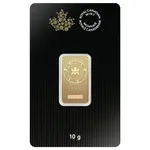 10 Gram Royal Canadian Mint RCM Wafer Gold Bar .9999 Fine (in Assay)