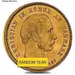 10 Kroner Denmark Gold Coin AGW .1296 oz AU/BU (Random Year)