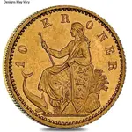 10 Kroner Denmark Gold Coin AGW .1296 oz AU/BU (Random Year)