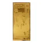 10 Nevada Goldbacks 1/100 oz 24K Gold Foil Aurum Note