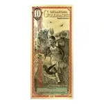 Default 10 Oklahoma Goldback 1/100 oz 24K Gold Foil Aurum Note