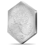 10 oz Dragon Hexagon Silver Bar .999 Fine (Sealed)