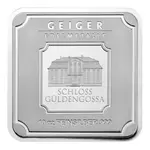 10 oz Geiger Original Square Silver Bar .999 Fine (In Assay)