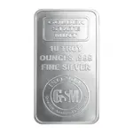 Default 10 oz Golden State Mint (GSM) Silver Bar .999 Fine