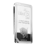 10 oz MintID Buffalo Silver Bar .999+ Fine (NFC Scan Authentication)