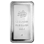 10 oz PAMP Lady of Liberty Silver Bar .999 Fine
