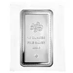 10 oz PAMP Lady of Liberty Silver Bar .999 Fine