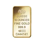 10 oz PAMP Suisse Lady Fortuna Gold Bar .9999 Fine (In Assay, Not Veriscan)