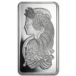 10 oz PAMP Suisse Lady Fortuna Platinum Bar .999+ Fine (In Assay)