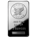 10 oz Sunshine Mint Silver Bar .999 Fine
