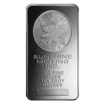 10 oz Sunshine Mint Silver Bar .999 Fine