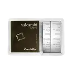 10 x 10 gram Silver Valcambi CombiBar .999 Fine (In Assay)