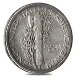 $100 Face Value Bag - 1000 Coins - Mercury Dimes 90% Silver (Circulated)