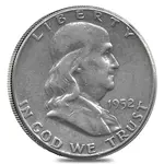$100 Face Value Bag - 200 Coins - 90% Silver Franklin Half Dollars 50c (Circulated)