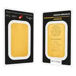 Default 100 gram Argor Heraeus Gold Bar .9999 Fine (In Assay)