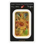 100 gram Argor Heraeus Kinebar Gold Bar .9999 Fine (In Assay)