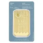 100 gram Britannia Gold Bar .9999 Fine (In Assay)