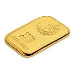 100 gram Perth Mint Cast Gold Bar .9999 Fine
