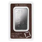 100 gram Platinum Bar - Valcambi Suisse .9995 Fine (In Assay)