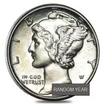Default 10C Mercury Dime 90% Silver Coin BU