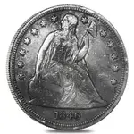 1846 Seated Liberty Silver Quarter Dollar Fine
