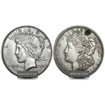 American 1878-1935 Silver Morgan/Peace Dollar Below Cull (Random Year)