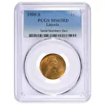 Default 1909-S Lincoln Wheat Penny 1C PCGS MS 65 RD