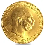 Default 1915 Austria Gold 20 Coronas AGW .196 oz AU/BU (Restrike)