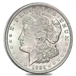 1921 Morgan Silver Dollar BU