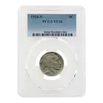 1926-S Buffalo Nickel 5C PCGS VF 20