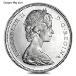 1958-1967 Canada Silver Dollar Avg Circ (.800 Fine)