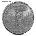 1958-1967 Canada Silver Dollar Avg Circ (.800 Fine)