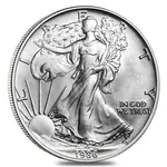 Default 1986 1 oz Silver American Eagle $1 Coin BU