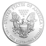 1987 1 oz Silver American Eagle $1 Coin BU