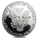 1988-S 1 oz Proof Silver American Eagle (w/Box & COA)