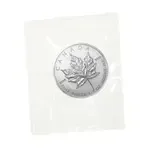 1989 1 oz Silver Canadian Maple Leaf .9999 Fine $5 Coin BU (Sealed)