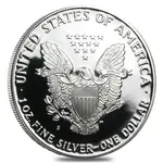 1991-S 1 oz Proof Silver American Eagle (w/Box & COA)