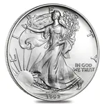 American 1992 1 oz Silver American Eagle $1 Coin BU