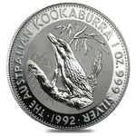 Default 1992 1 oz Silver Australian Kookaburra Perth Mint .999 Fine BU