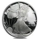 1992-S 1 oz Proof Silver American Eagle (w/Box & COA)