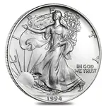 Default 1994 1 oz Silver American Eagle $1 Coin BU