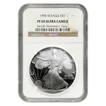 Default 1995-W 1 oz Proof Silver American Eagle NGC PF 69 UCAM